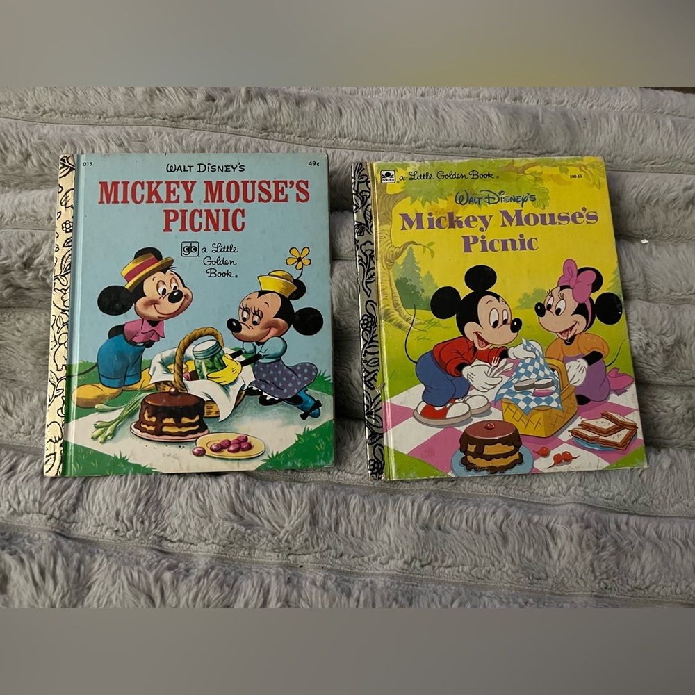 💙 Disney’s Mickey Mouse Picnic A Little Golden Book
